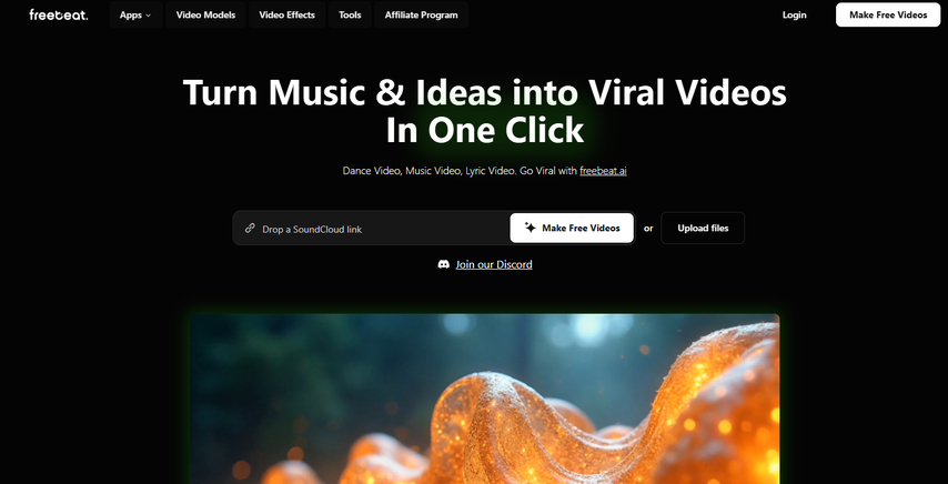 Freebeat AI music video generator