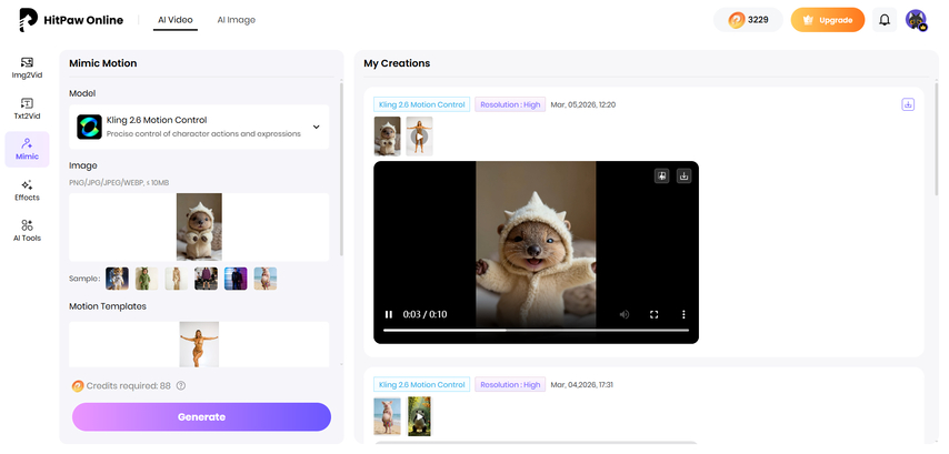 generate and download
