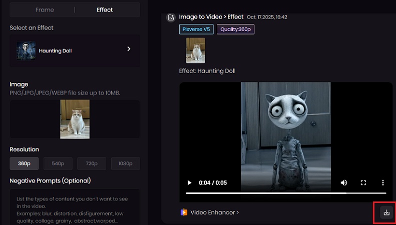 generated ai halloween trailer