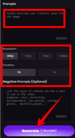 Generating a video from sequenced images