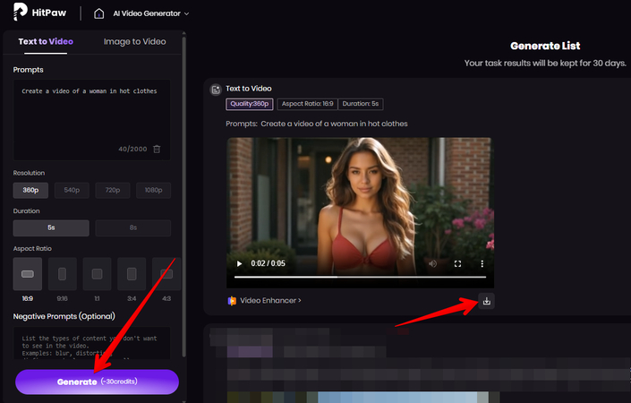 Gerando vídeo com IA