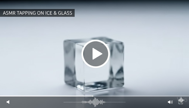 glass surface ai video
