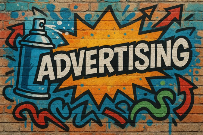 graffiti advertising