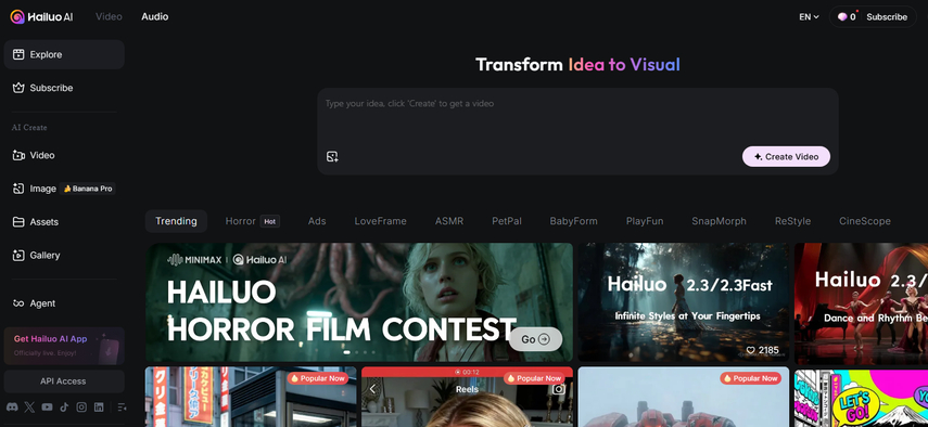 Hailuo AI Happy New Year video generator