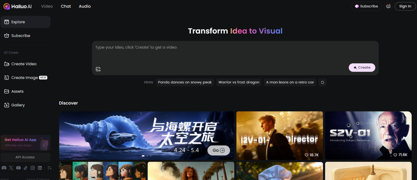 Hailuo best AI video generator