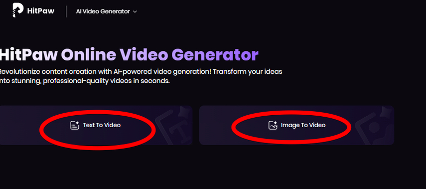 HitPaw AI Video Generator
