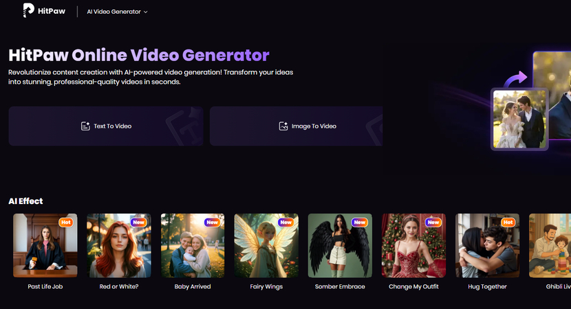 HitPaw AI Cake Video Generator