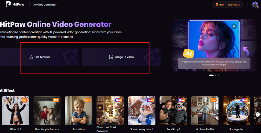 HitPaw AI Video Generator for making movie trailers