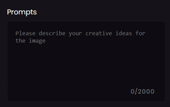 HitPaw AI Video Generator text prompt box