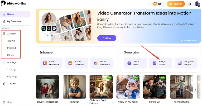 hitpaw image to video ai