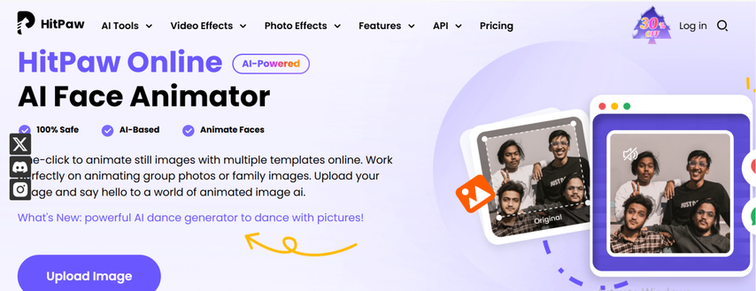 hitpaw online ai face animator