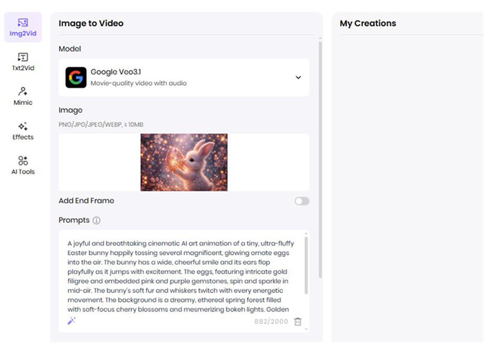 HitPaw AI Easter Video Generator