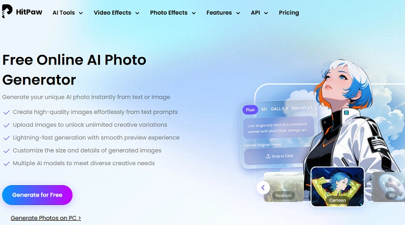 hitpaw online photo generator