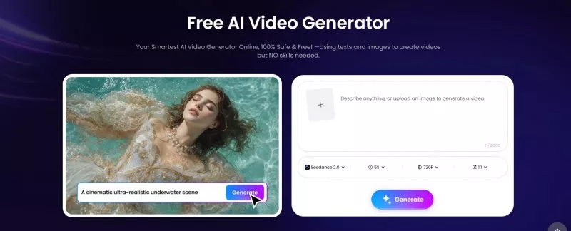 hitpaw online video generator for advertisement video generation
