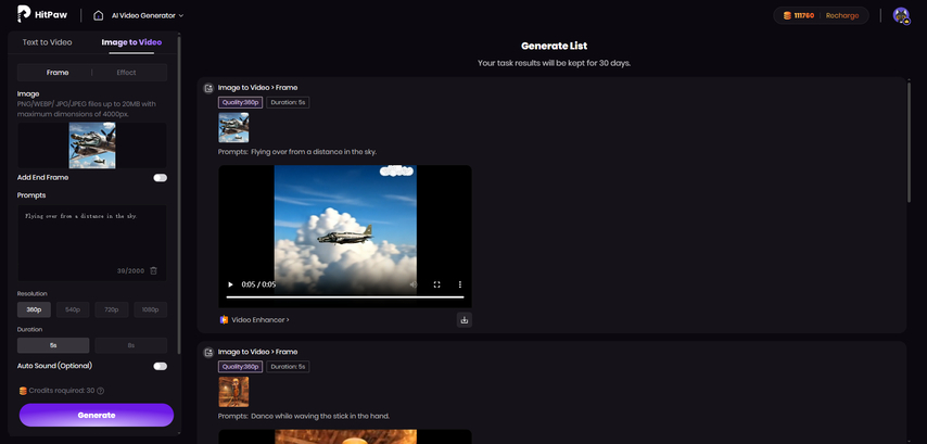 generate video automatically