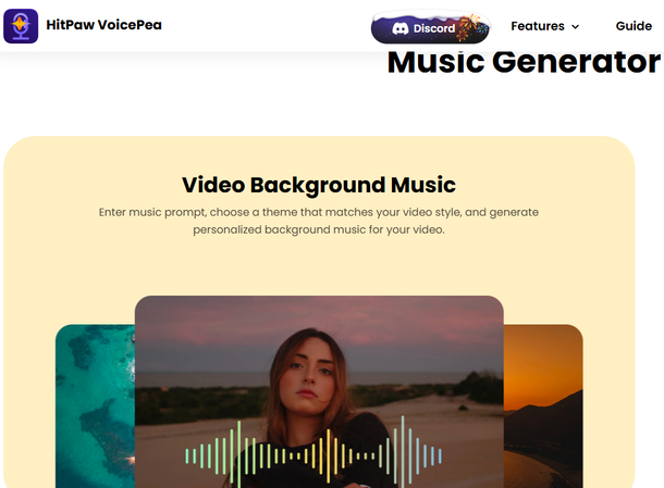 HitPaw VoicePea AI Background Music Generator