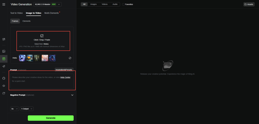 how to use kling ai image to video