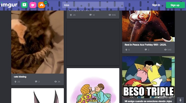 imgur couple kissing gif