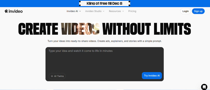 invideo ai for ugc video creation