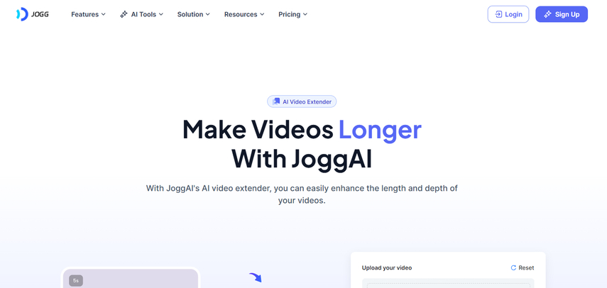 Jogg AI video extender