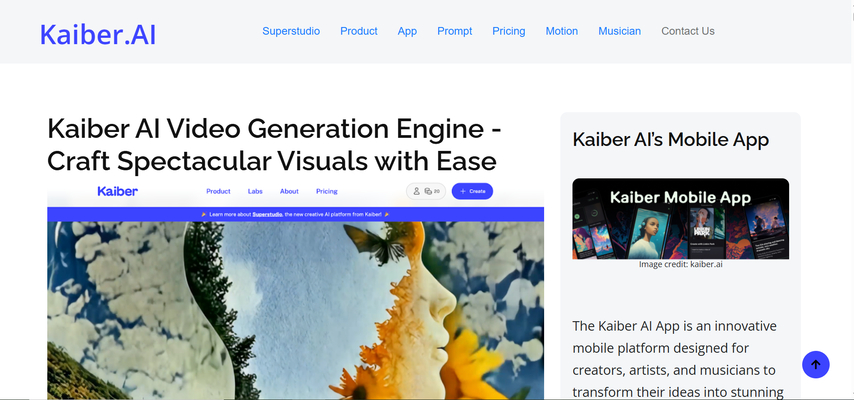kaiber ai cat dance generator