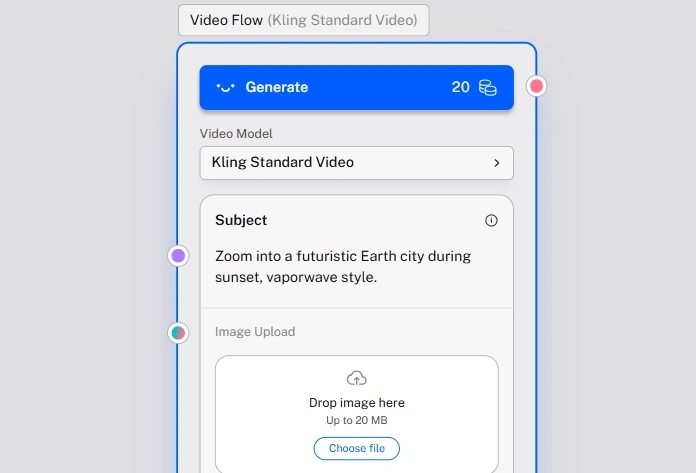 kaiber ai make earth zoom in video