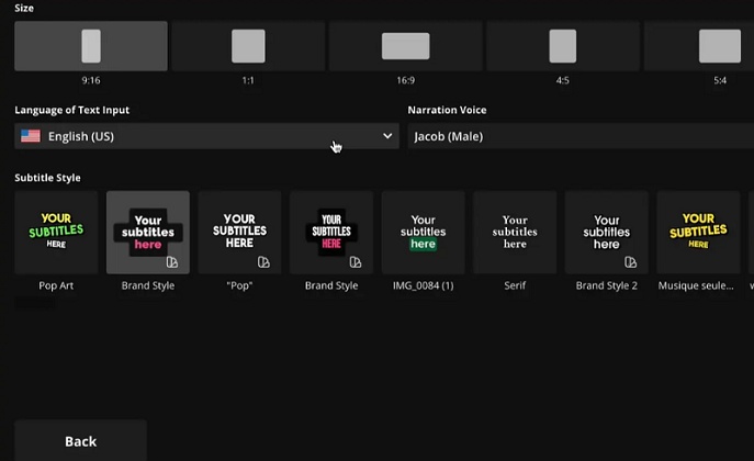 kapwing ai customize download video
