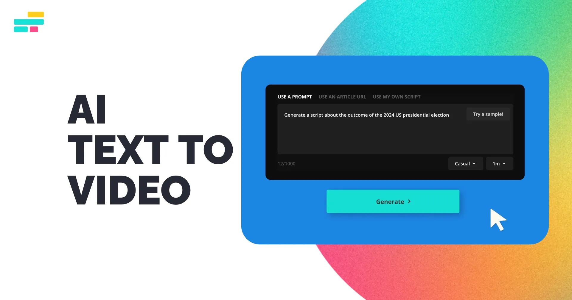kapwing ai text to video generator