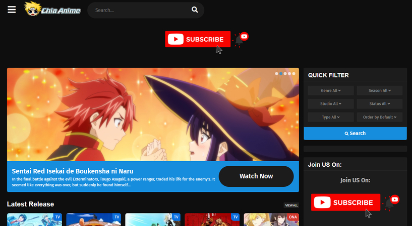 KissCartoon alternative Chia Anime