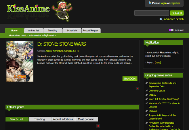 KissCartoon alternative KissAnime