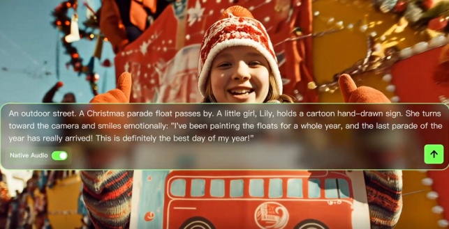 kling video 2.6 native audio feature