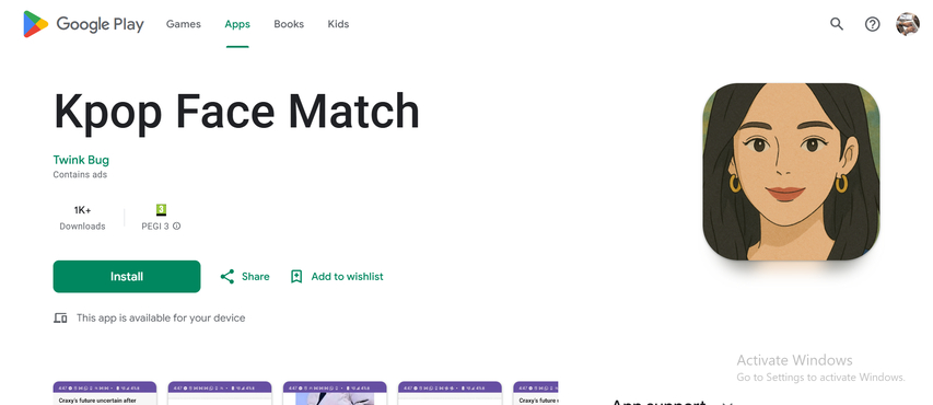mobile apps for idol look alike