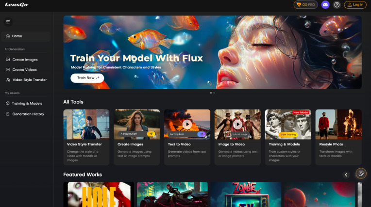 lensgo ai video to video ai generator