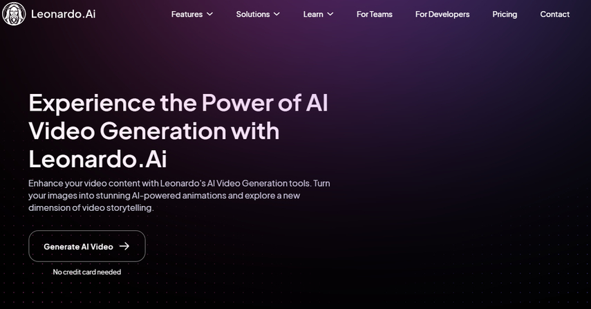 Leonardo AI Happy New Year video generator