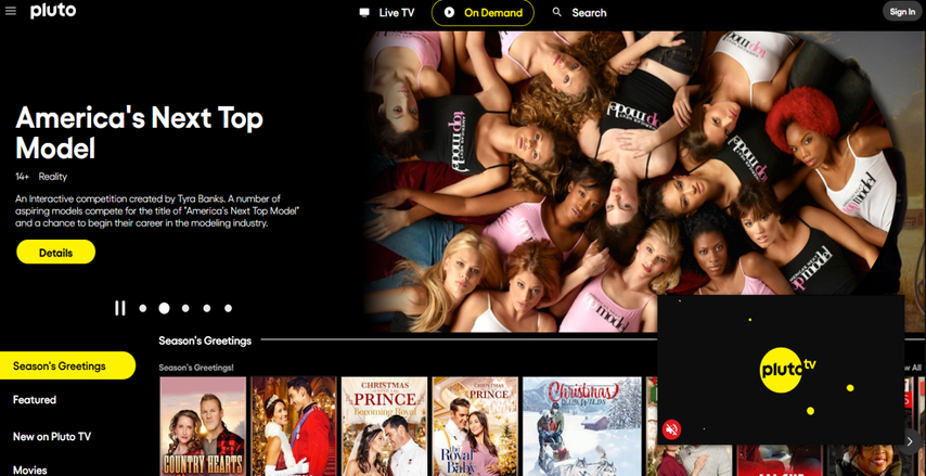 LookMovie2to alternative Pluto TV