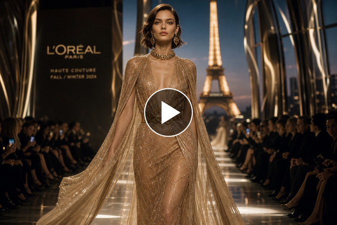 prompt de comercial de moda de luxo