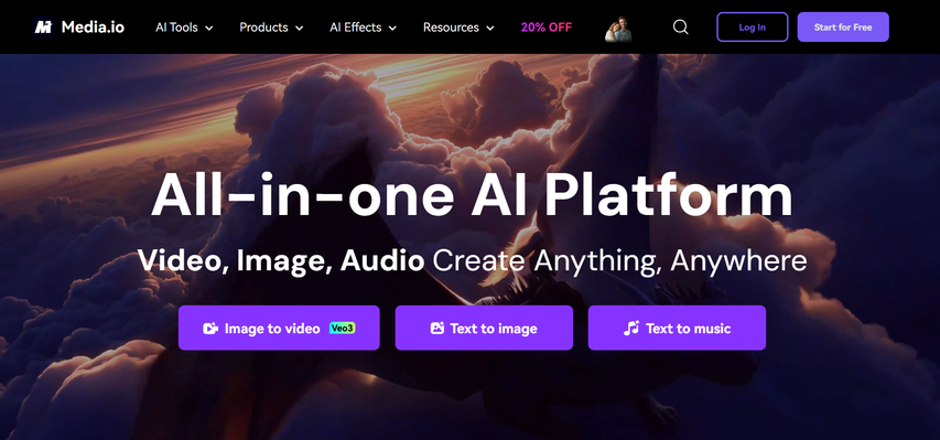media io tool for ai mermaid videos and art