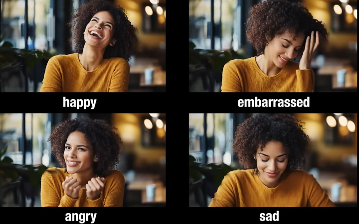 Midjourney AI video generator struggling with emotion shifts