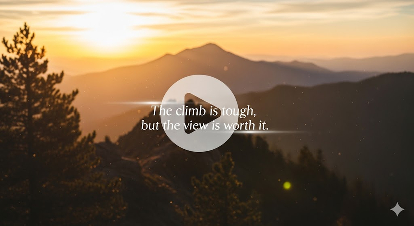 motivational quote video