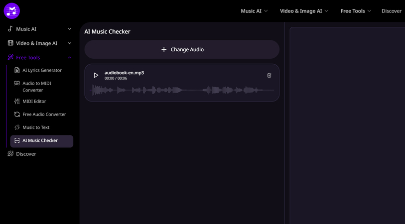 Musicmaker.im music ai detector