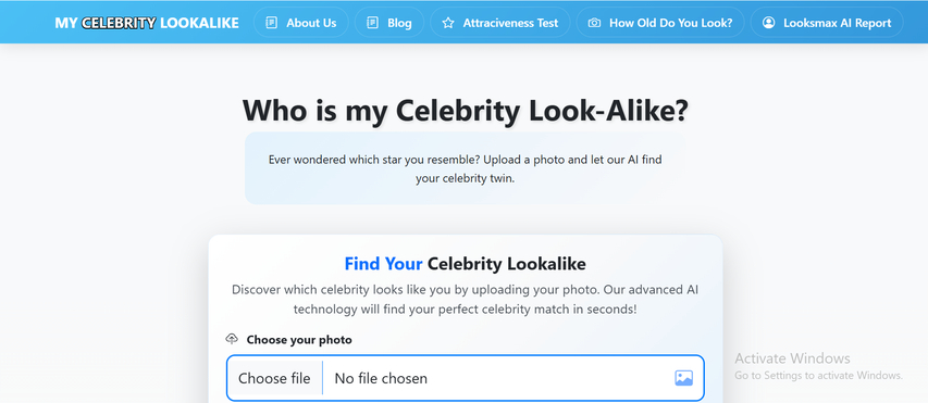 upload selfie for idol resemblance
