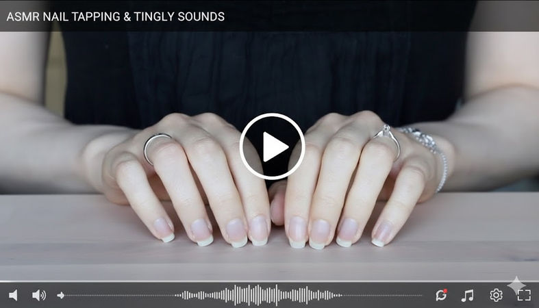 nail tapping on desk