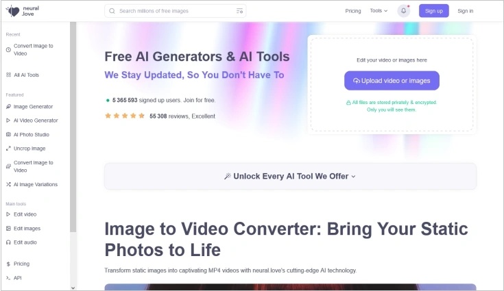 neural love image to video ai
