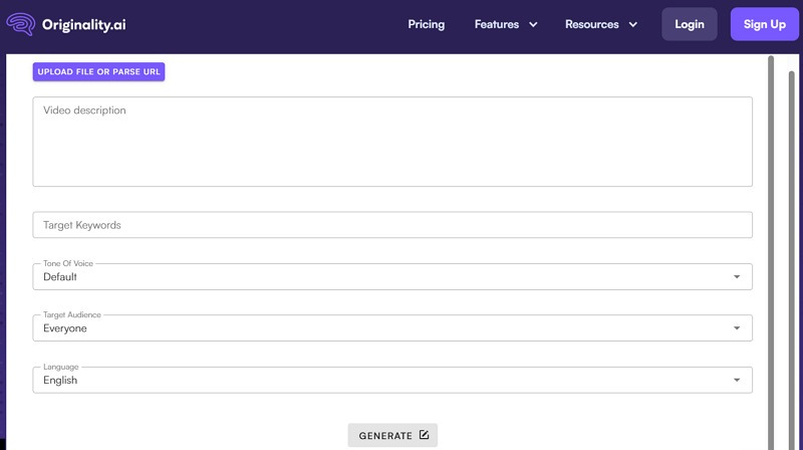 Originality.ai Random Ad Generator