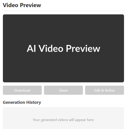Perchance AI Video Generator preview