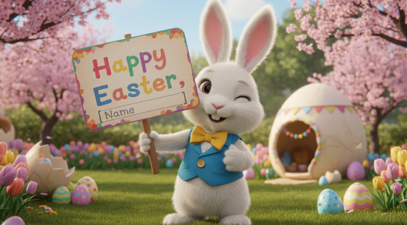 personalized easter bunny videos