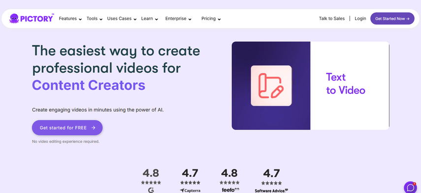 Pictory AI video generator