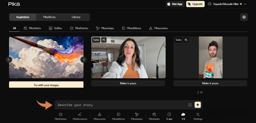 input scene and style prompts