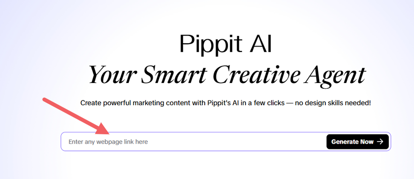 Pippit AI Link to Video Creator