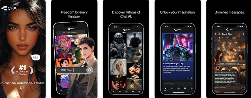 Pollybuzz AI alternative Chai app